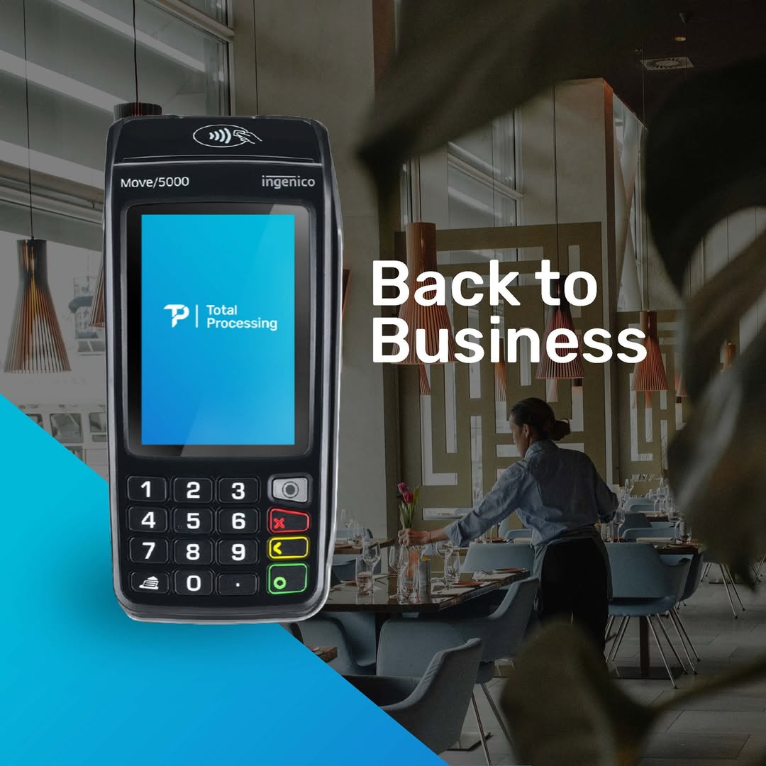 Total Processing — Back to Business concept